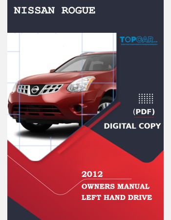 nissan rogue 2012 owners manual